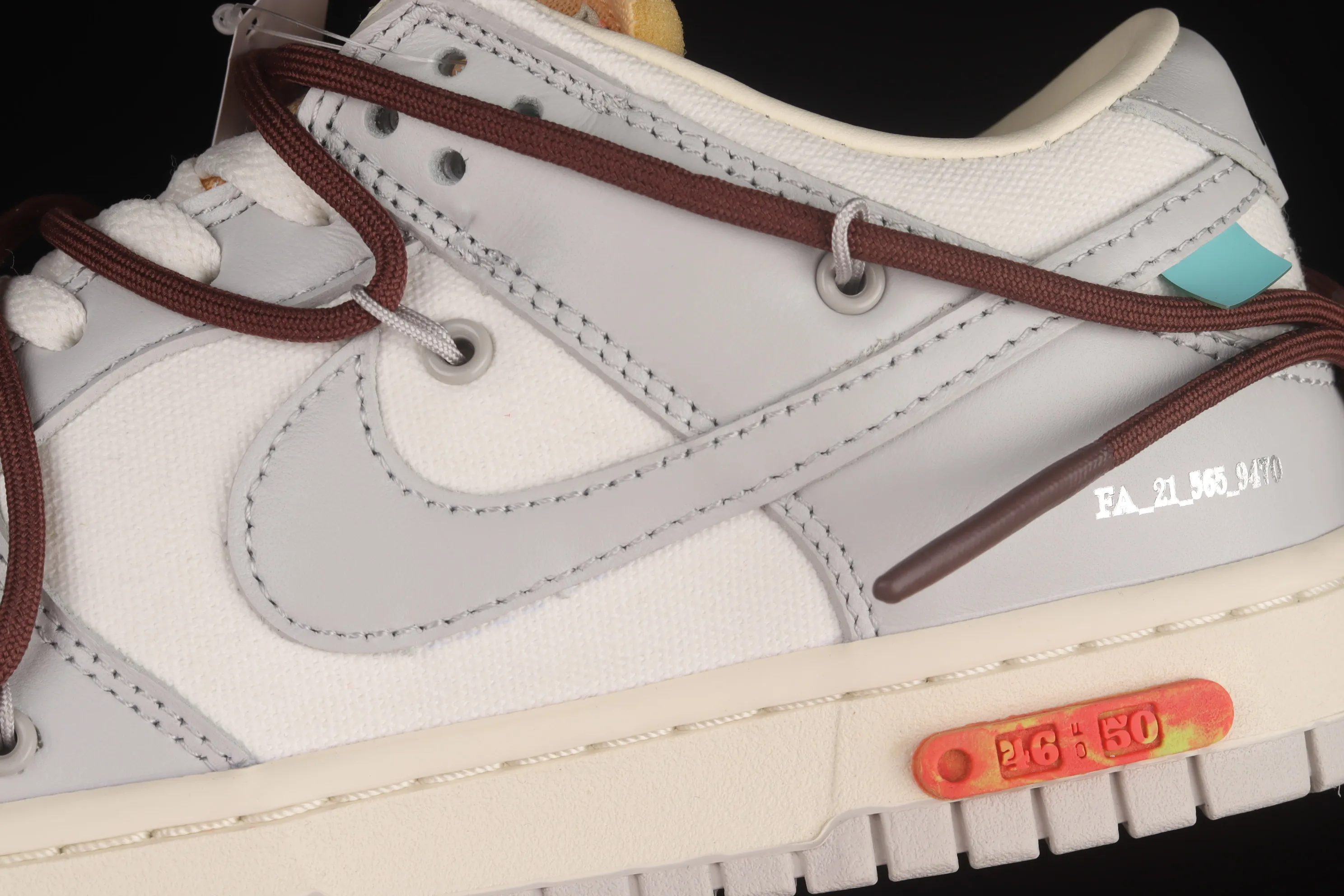 All Categories Nk SB Dunk Series Nk SB Dunk Low Low-top Sneakers Pure Original Version OF x Nk Dunk Low OW White Gray Casual Sports Skateboard Shoes DM1602-102